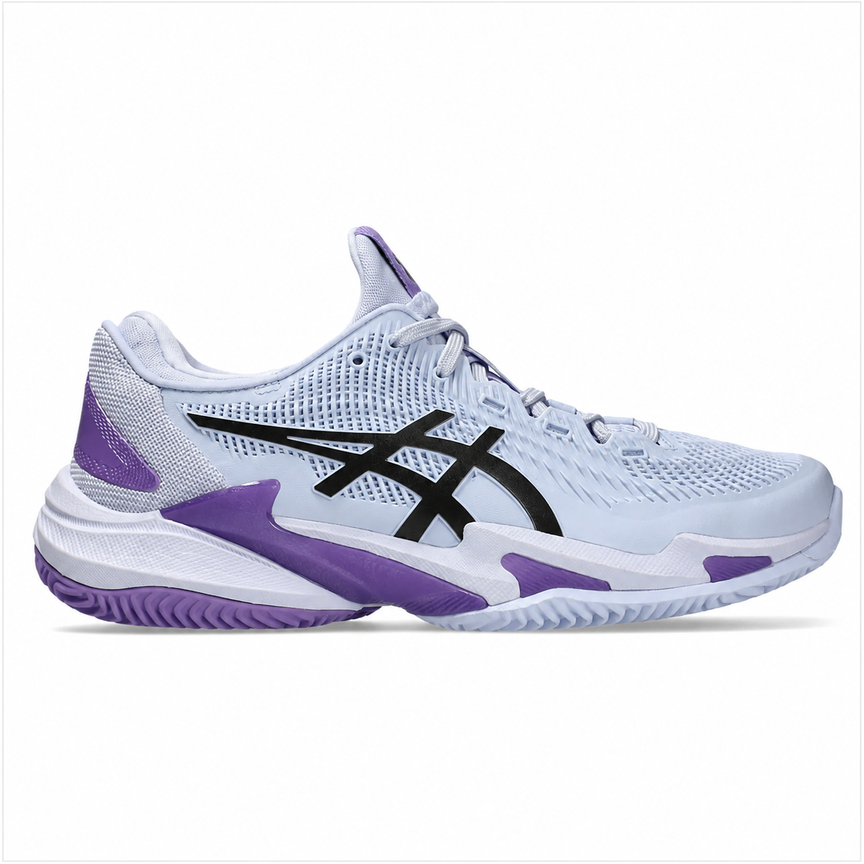 Tênis ASICS Feminino Clay Court FF 3 Night Energy Azul e Cinza
